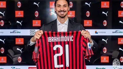 إبراهيموفيتش يقود ميلان أمام كالياري بالدوري الإيطالي