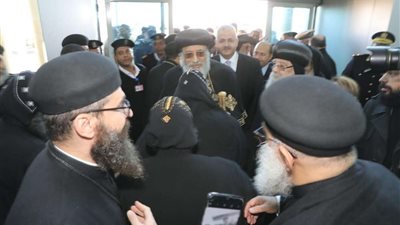 البابا تواضروس يتراس اجتماع بمطرانية سوهاج