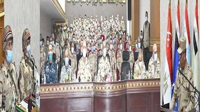 الفريق أول محمد زكى يشهد المرحلة الرئيسية لمشروع مراكز القيادة التعبوي