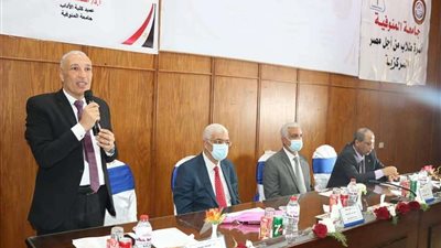 رئيس جامعة المنوفية يفتتح فعاليات المؤتمر الدولى الرابع لكلية الآداب