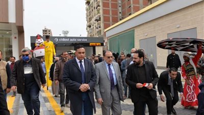 محافظ الدقهلية ومستشار رئيس الجمهورية يفتتحان المرحلة الأولى من مشروع شيل أوت المنصورة