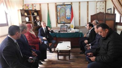 مدير تعليم المنوفية تفتتح قاعة الفيديو كونفرانس والتدريب عن بعد بإدارة سرس الليان التعليمية