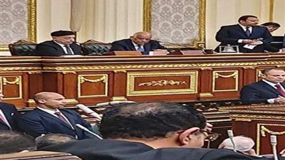 عقيلة صالح يشكر الرئيس السيسي من داخل البرلمان المصري