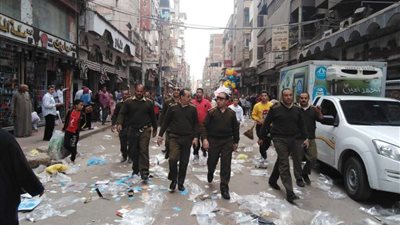 لإزالة الإشغالات.. حملة مكبرة في بولاق أبو العلا