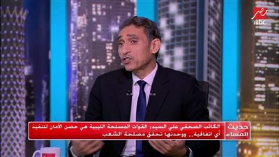 علي السيد: المصير واحد واي تهديد للدولة اللبية هو تهديد لمصر