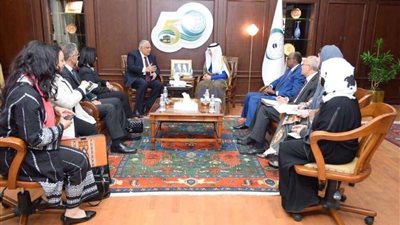 أمين منظمة التعاون الإسلامي يستقبل رئيسة المجلس القومي للمرأة ومساعد وزير الخارجية لحقوق الإنسان