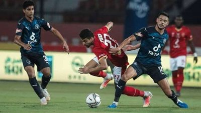 مباراة الأهلي وبيراميدز في الدوري المصري