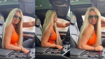 أفخم سيارة في العالم.. لن تصدق سعر السيارة التي تقودها مي حلمي في دبي