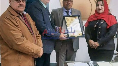 المنظمة المصرية الدولية لحقوق الانسان تكرم رئيس مياه المنوفية لجهوده في خدمة المواطنين