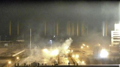 محطة زابوريجيا:  تعلن عن قطع الاتصال بأنظمة المراقبة للمواد النووية