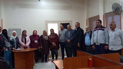 جامعة حلوان تنظم مبادرة معًا في حب مصر بمنطقة كفر العلو