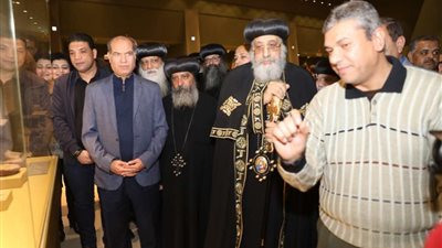 البابا تواضروس الثاني يزور متحف سوهاج القومي