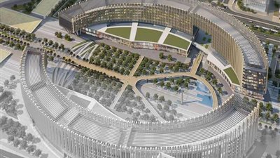 الإسكان: الانتهاء من أعمال الهيكل الخرسانى للبرج الهلالى بالعاصمة الإدارية الجديدة