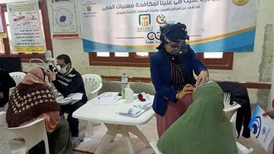 الكشف على 600 مواطن من مرضى العيون ضمن مبادرة 