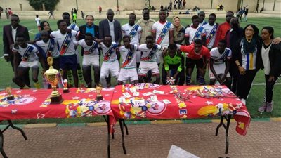 اللجنة الإفريقية بالحرية المصري تشارك في احتفالية رياضية للأطفال