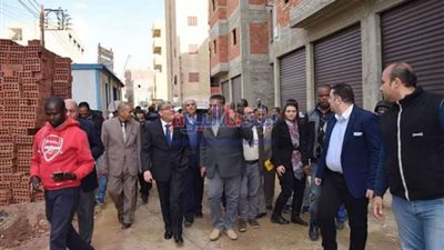 محافظ المنيا ووفد كيني يتفقدان مشروع 