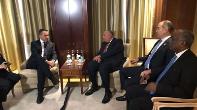 شكري يلتقي نظيره الإيطالي على هامش فعاليات قمة مؤتمر برلين حول ليبيا