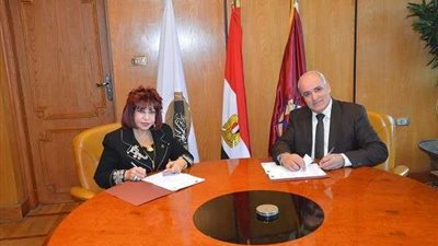 بروتكول تعاون بين جامعة الفيوم واتحاد المستثمرات العرب لدعم الشباب