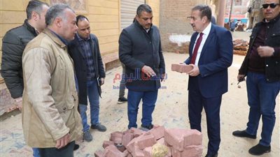 محافظ المنوفية يتفقد أعمال التطوير بشوارع قويسنا وشبين الكوم