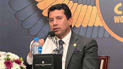 صبحي.. يشهد مؤتمر الإعلان عن تفاصيل استضافة مصر لبطولة العالم للجمباز