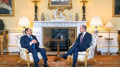 السيسي يلتقي دوق كامبريدج ويبحث سبل التعاون مع البلدين