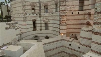 افتتاح جزء من حصن بابليون بمصر القديمة بعد ترميمه