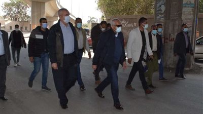محافظ الجيزة يتفقد الطريق البديل لطريق إسكندرية الصحراوي