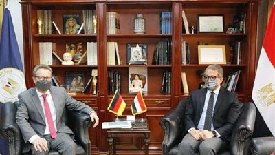 وزير السياحة يستقبل سفير دولة ألمانيا بالقاهرة لبحث سبل التعاون المشترك بين البلدين