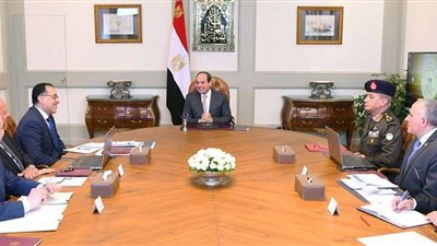 السيسي يبحث مع وزير الدفاع ورئيس الوزراء تطورات مفاوضات سد النهضة