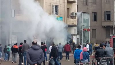 انفجار اسطوانة بوتاجاز داخل أحد المحلات بفيصل