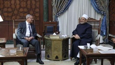 شيخ الأزهر يستقبل السفير الجزائري اليوم