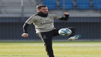هازارد يشارك في مران ريال مدريد (صور)