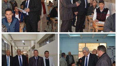 نائب رئيس جامعة الأزهر يتفقد لجان امتحانات الفترة المسائية بكلية اللغة العربية