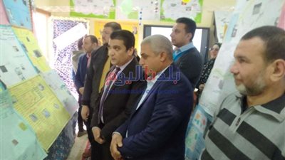 افتتاح معرض الصحافة المدرسية باهناسيا التعليمية غرب بني سويف..صور