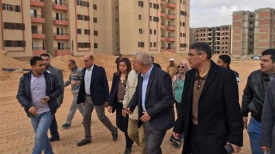 مي عبدالحميد تتفقد الوحدات السكنية بمدينتي 6 أكتوبر الجديدة وحدائق أكتوبر