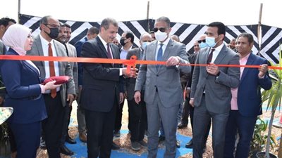 محافظ الفيوم ورئيس مياه الفيوم يفتتحان محطة تنقية مياه الشرب بالريان