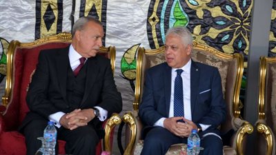 محافظ القليوبية يقدم التهنئة لمدير الأمن بالمحافظة بمناسبة عيد الشرطة الـ68