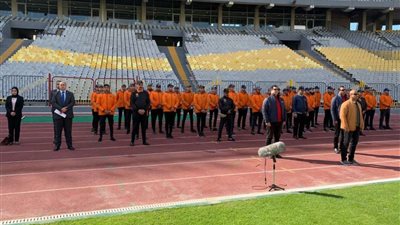 استعدادات امنيه مشدده داخل استاد القاهرة لتأمين مباراة مصر والسنغال