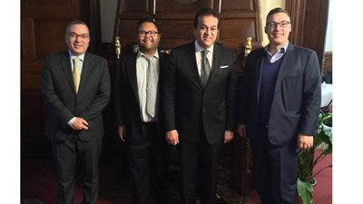 وزير التعليم العالي يواصل نشاطه في واشنطن بلقاء رئيس جامعة معهد نيوجيرسي للتكنولوجيا