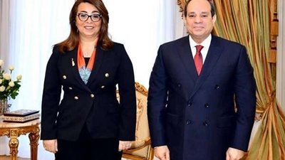 الرئيس السيسي يستقبل غادة والي قبل استلام مهامها في الأمم المتحدة