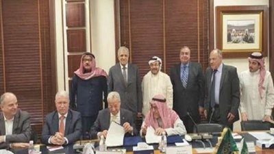 محسن صلاح يوقع عقدا بين المقاولون العرب وجامعة الأعمال السعودية بقيمة 343 مليون ریال