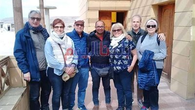المناطق الأثرية بالمنيا تستقبل وفدا سياحيا من ألمانيا وإيطاليا