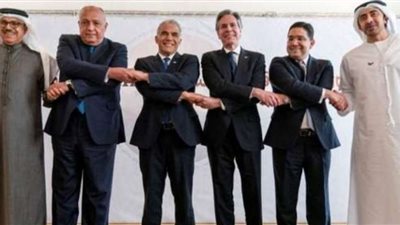 وزير الخارجية الإسرائيلي: الشراكة مع الدول العربية الهدف منها ردع إيران