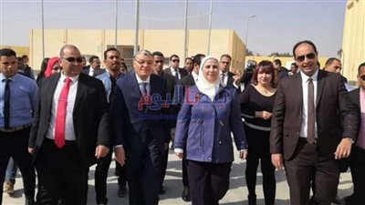 وزيرة التضامن الاجتماعي تتفقد عدد من المؤسسات الاجتماعية بالمنيا