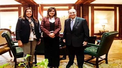 وزيرة الهجرة تستقبل محافظة المنطقة الروتارية لبحث المشاركة في 