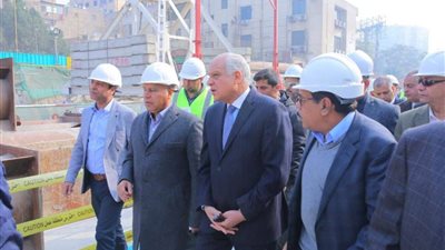 وزير النقل يتابع أعمال تنفيذ المرحلة الثالثة للخط الثالث للمترو
