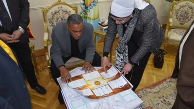محافظ مطروح يبحث سبل التعاون مع محافظة القاهرة في التدريب على  مسح شبكات المرافق