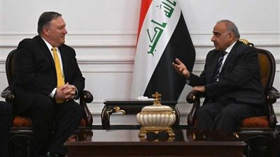 عبد المهدي يجري مباحثات مع وزير الخارجية بشأن حماية السفارة الأمريكية في بغداد