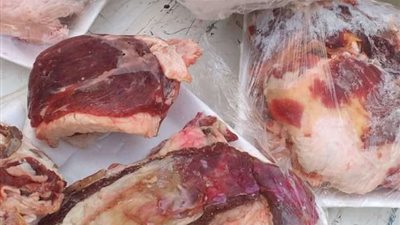 ضبط 2 طن لحوم ودواجن غير صالحة للاستهلاك بشبرا الخيمة