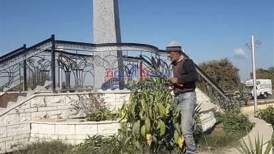 حملة مكبرة لرفع الإشغالات والتعديات على منطقة كورنيش النيل بالمنيا